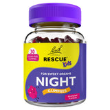 Bach Rescue Night Kids Gummies 30ct raspberry flavour, UK version