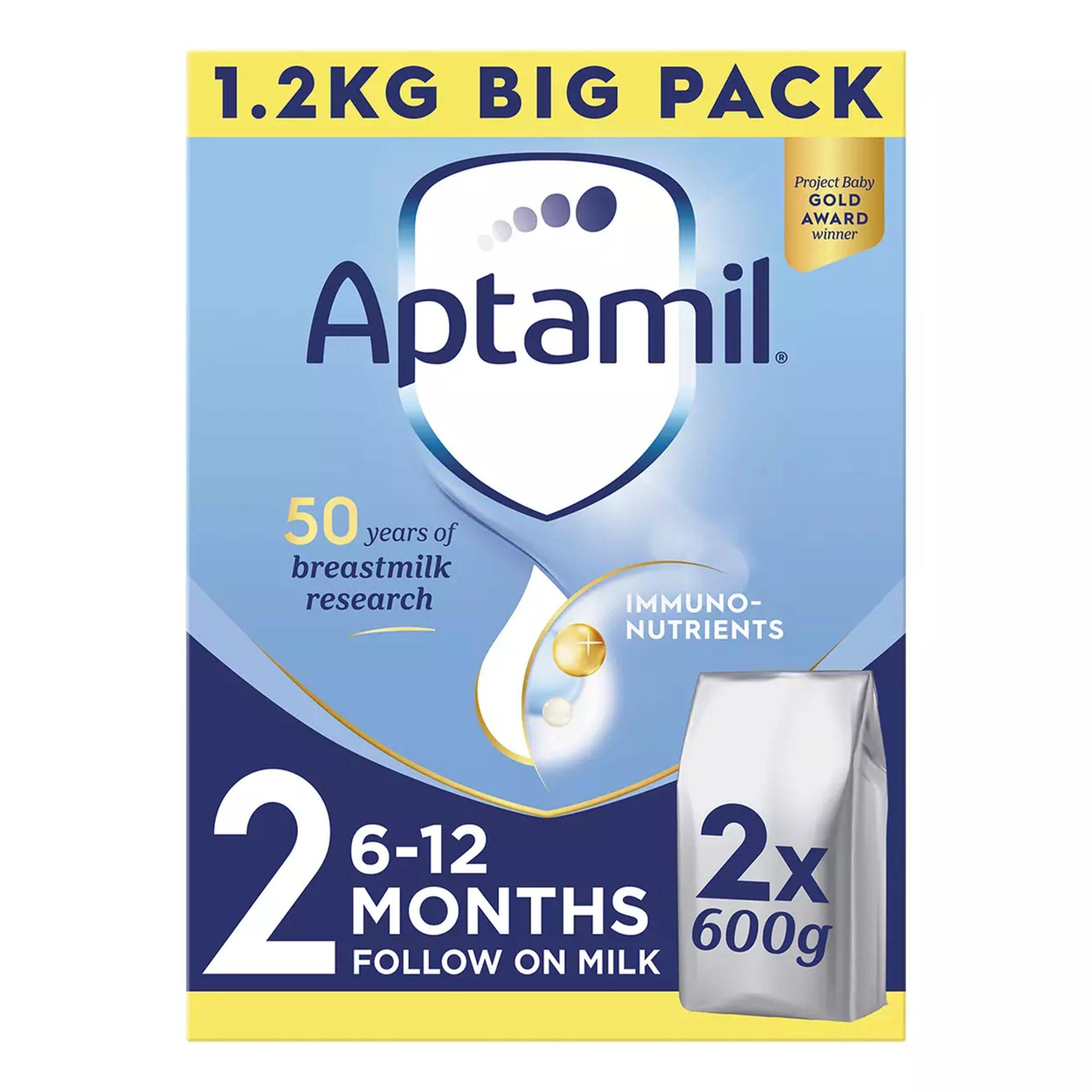 Aptamil follow on milk powder 1.2kg (British brand)