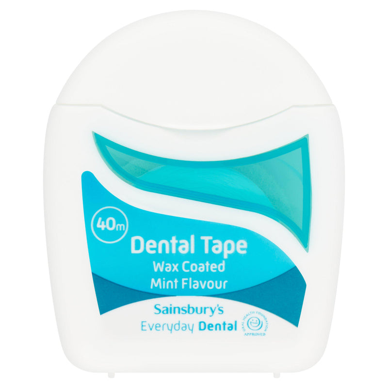 Sainsbury's mint dental tape 40m, imported from the UK