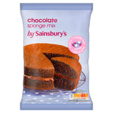 Sainsbury's chocolate sponge cake mix 400g, UK version