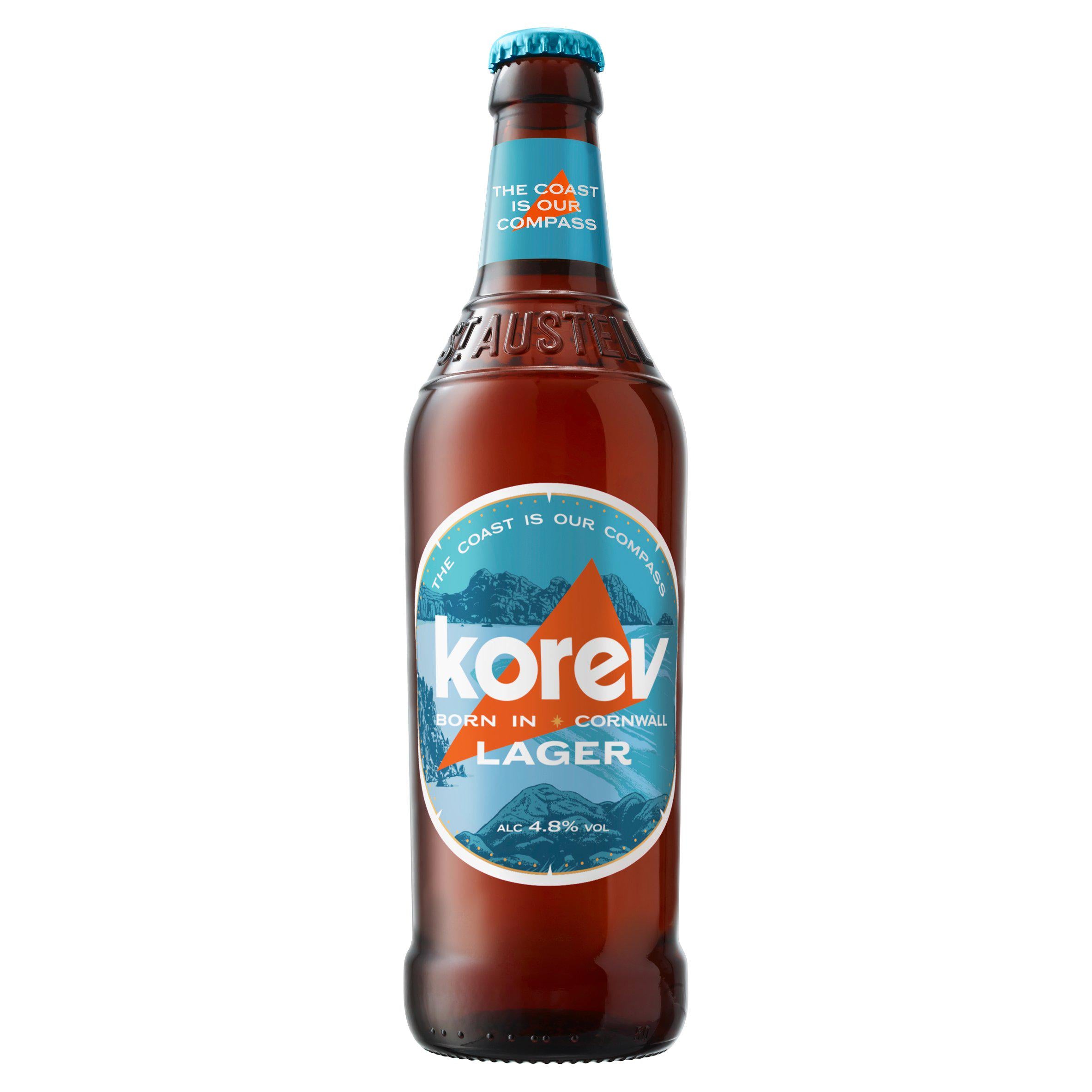 St Austell Brewery Korev Cornish Lager 500ml GOODS Sainsburys   