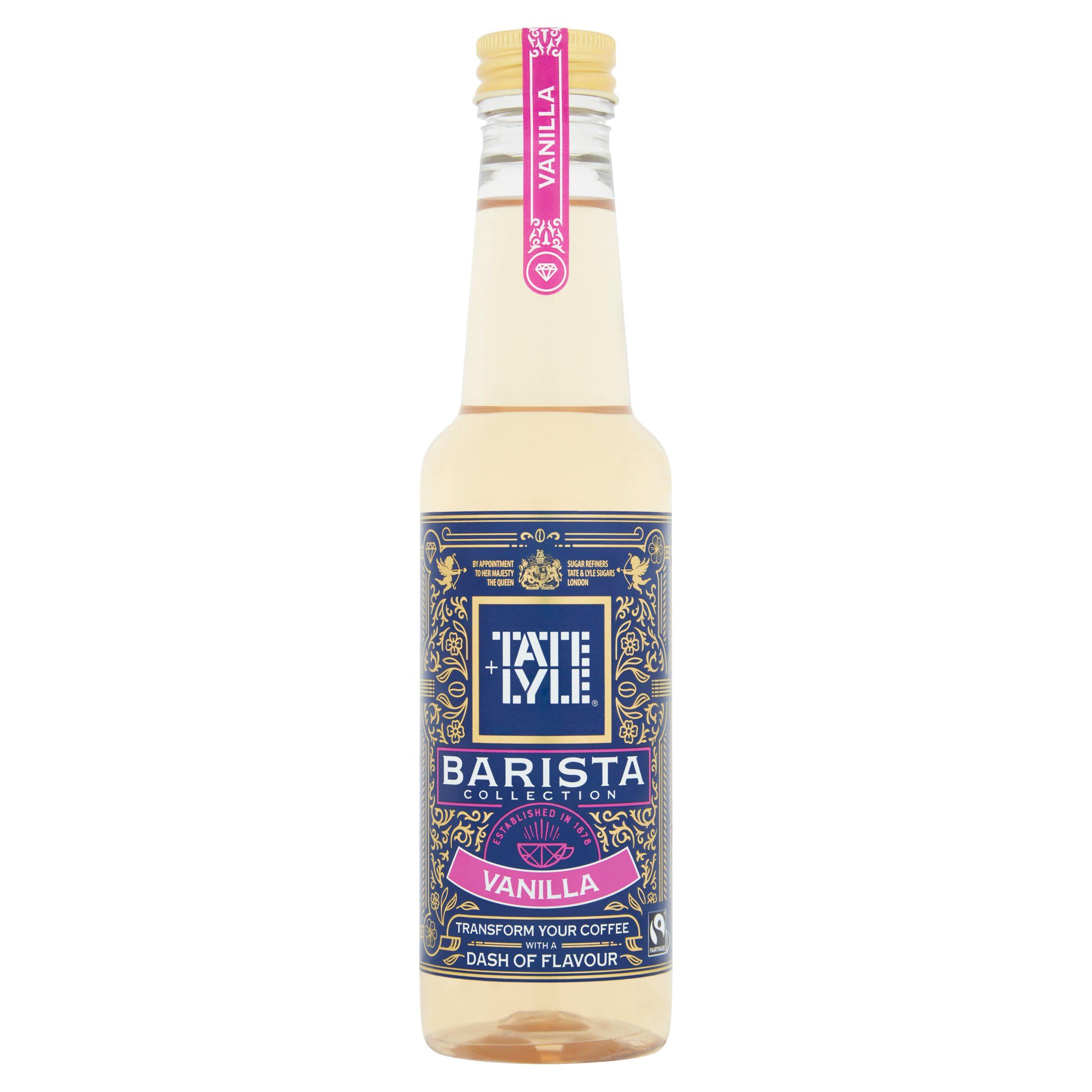 Tate & Lyle Vanilla Coffee Syrup 250ml, UK version