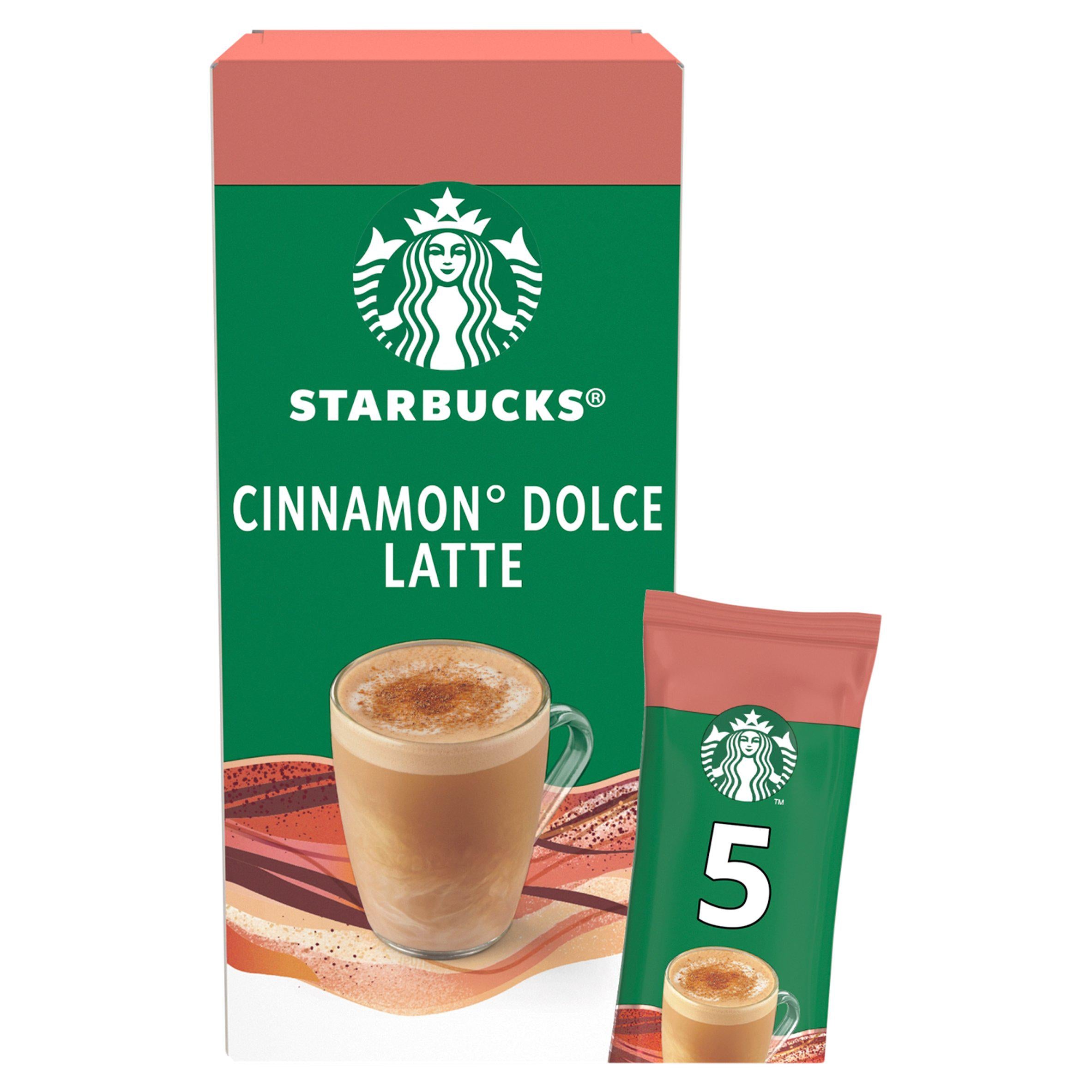 Starbucks cinnamon latte instant coffee sachets 5x23.5g, UK version