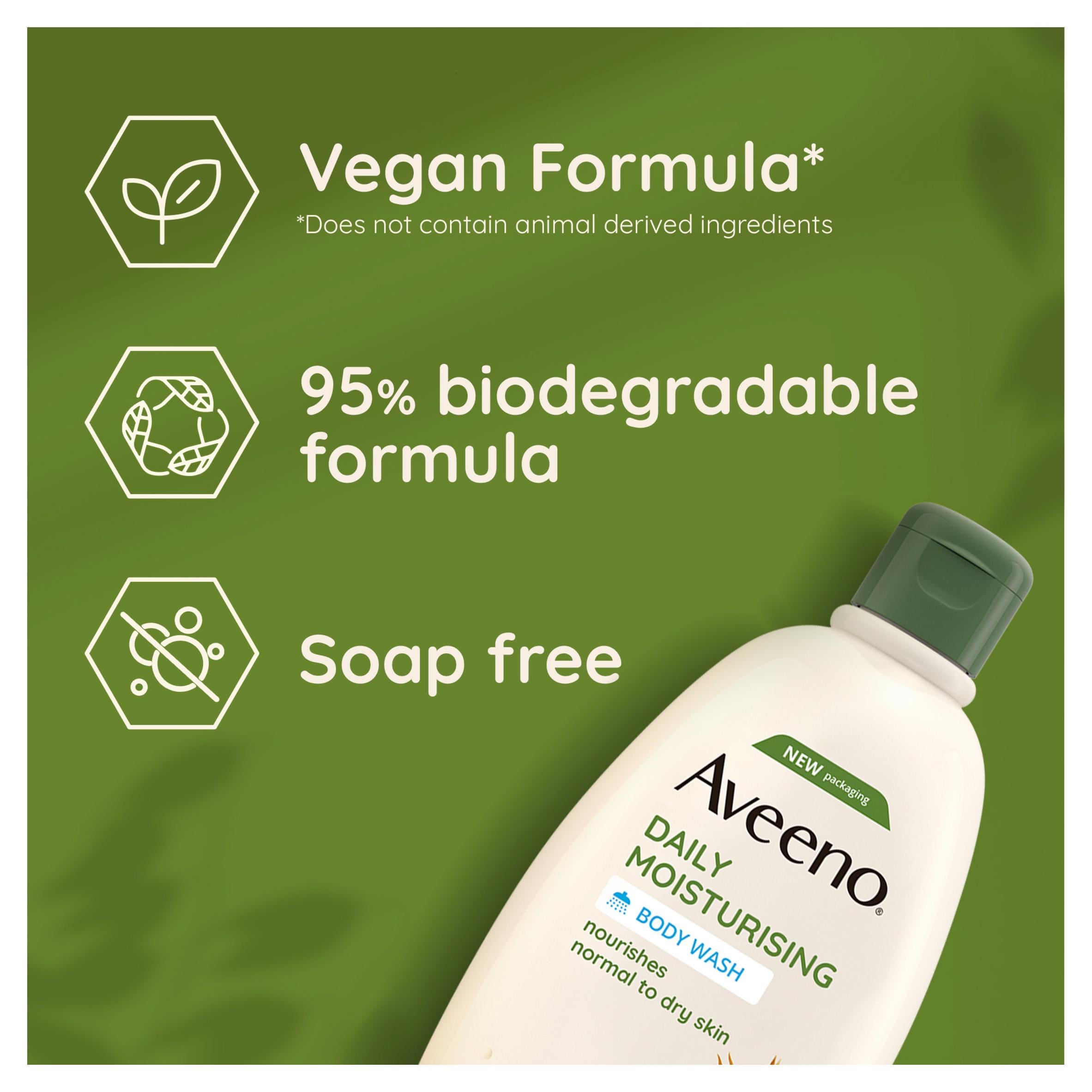 Aveeno Body Wash Dry Sensitive Skin 500ml, imported from the UK