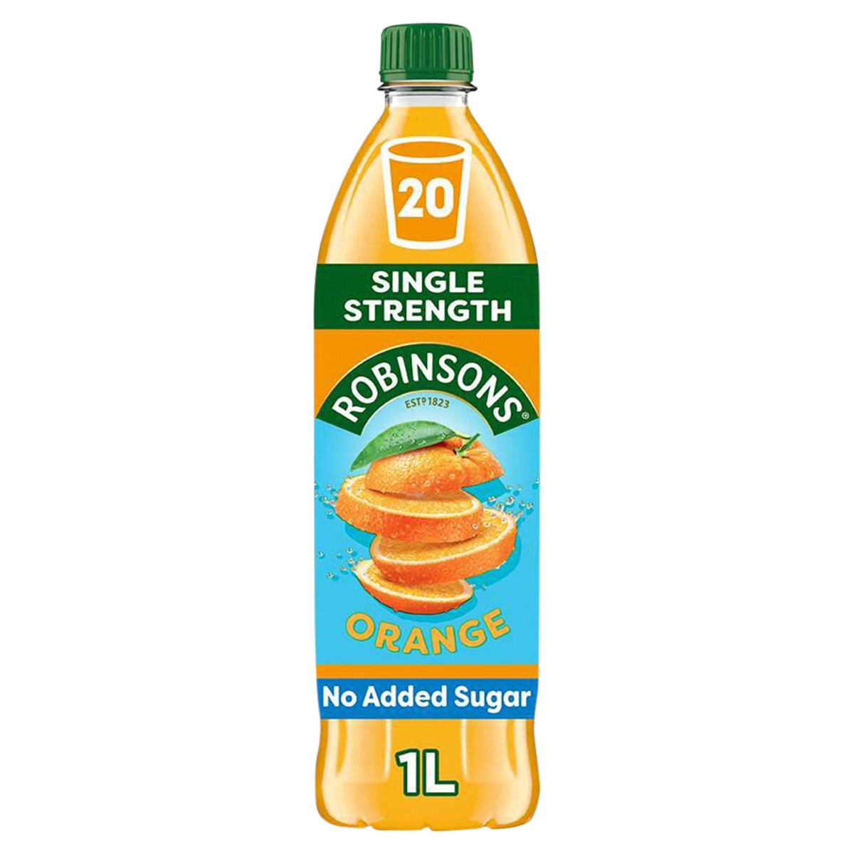 Robinsons orange squash no added sugar 1L - British product