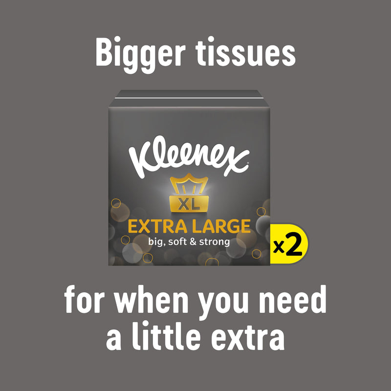 Kleenex extra large compact tissues 2x44 sheets, UK version