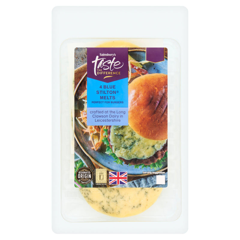 Sainsbury's Blue Stilton cheese melts Taste the Difference 140g - British product