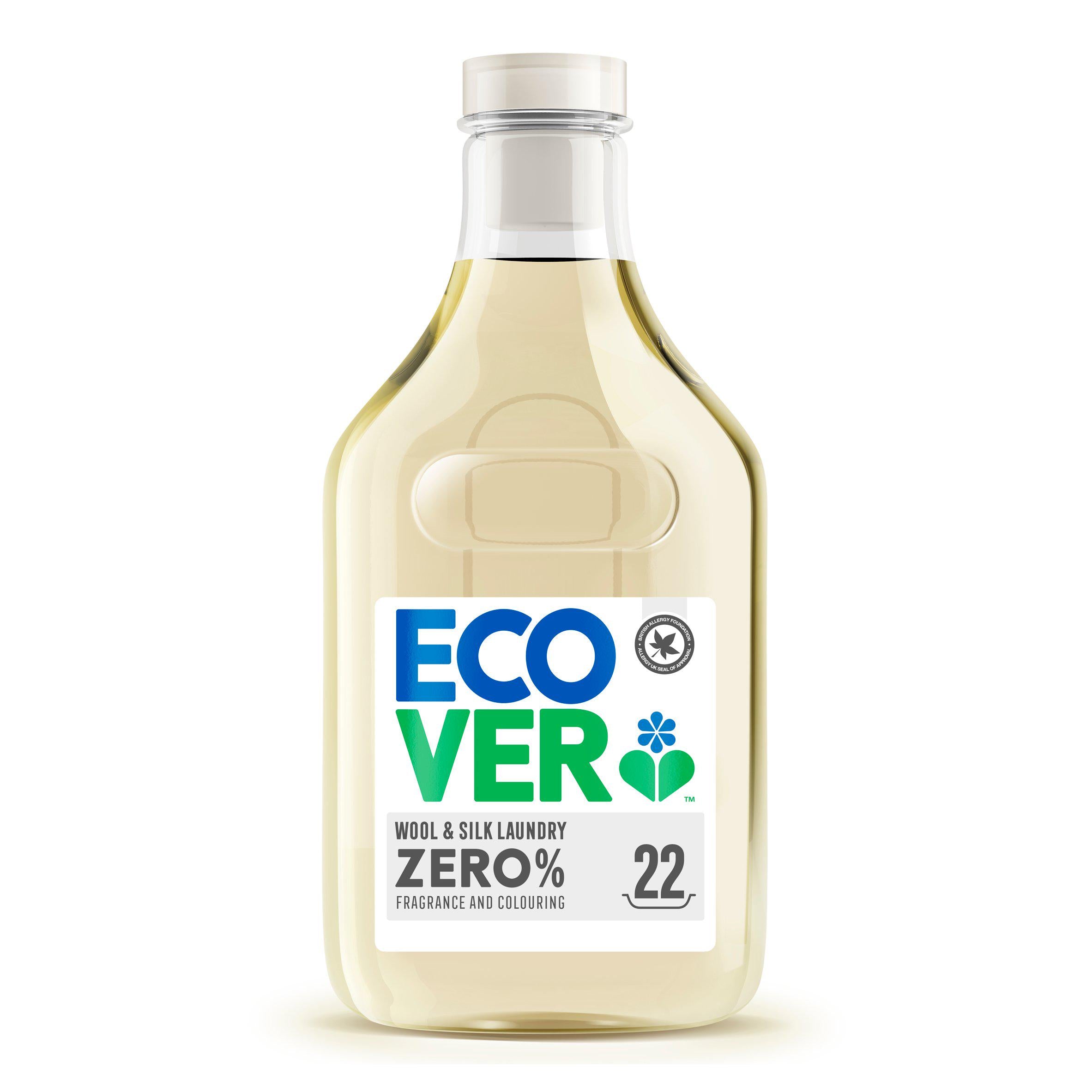 Ecover Zero Sensitive Detergent Wool & Silk Laundry Liquid 22 Washes 1L GOODS Sainsburys   