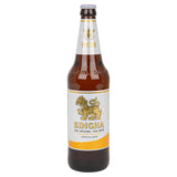 Singha Premium Lager 630ml, imported from the UK