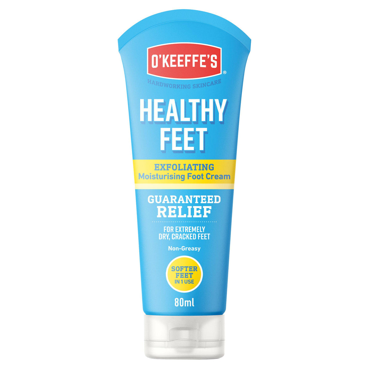 O'Keeffe's foot cream exfoliating moisturising 85ml, UK version