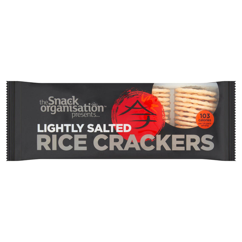 Snack Organisation salted rice crackers 100g (British brand)