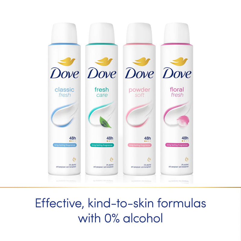 Dove antiperspirant deodorant powder 200ml (British brand)