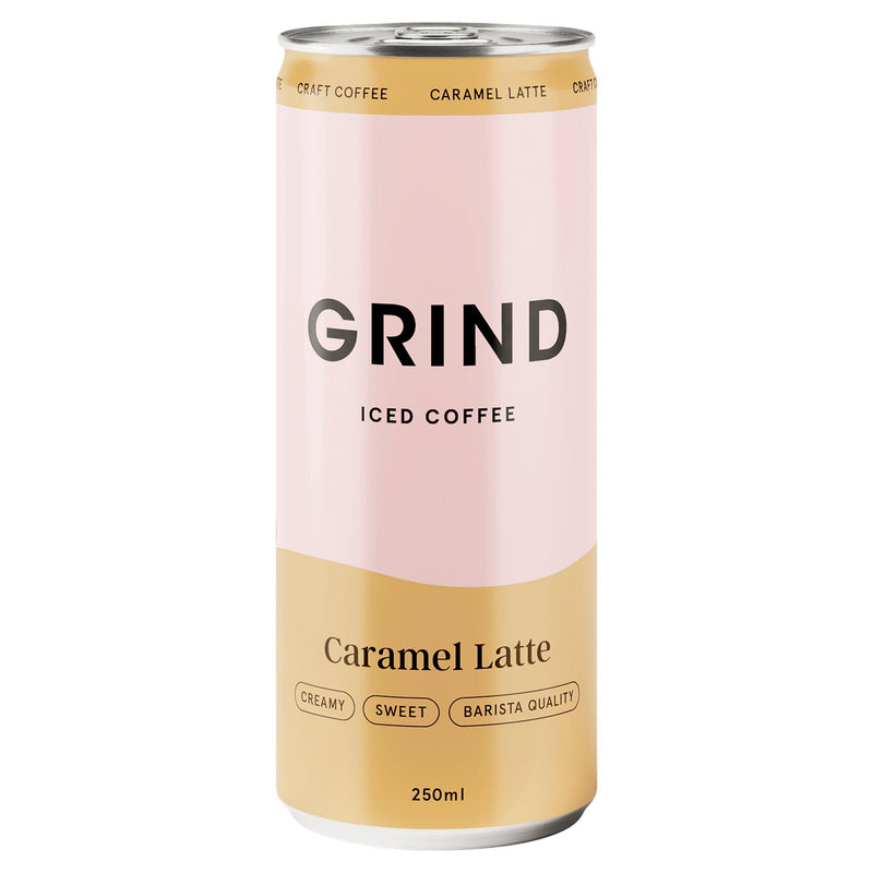 Grind iced caramel latte 250ml, UK version