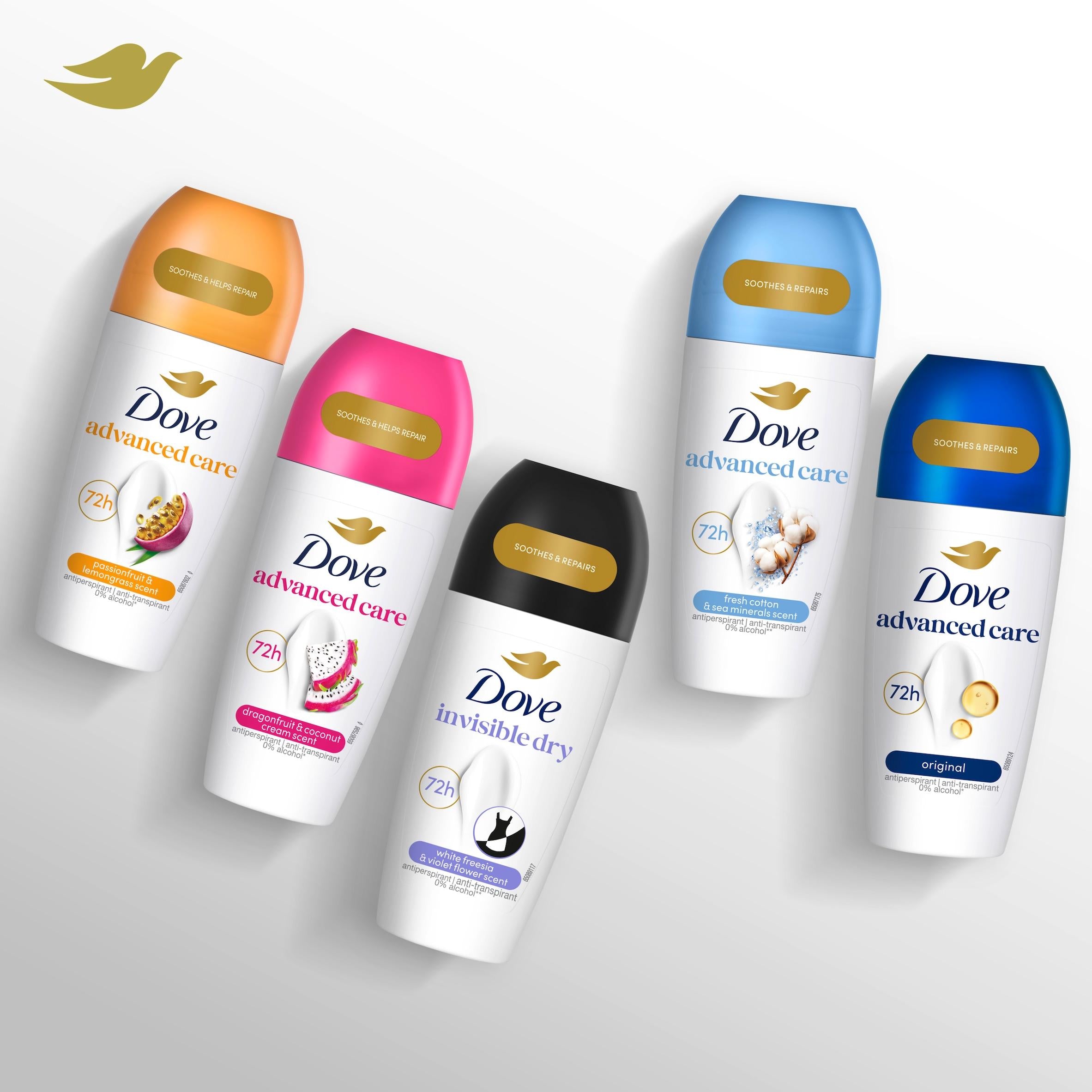 Dove deodorant Fresh Cotton 50ml, imported from the UK