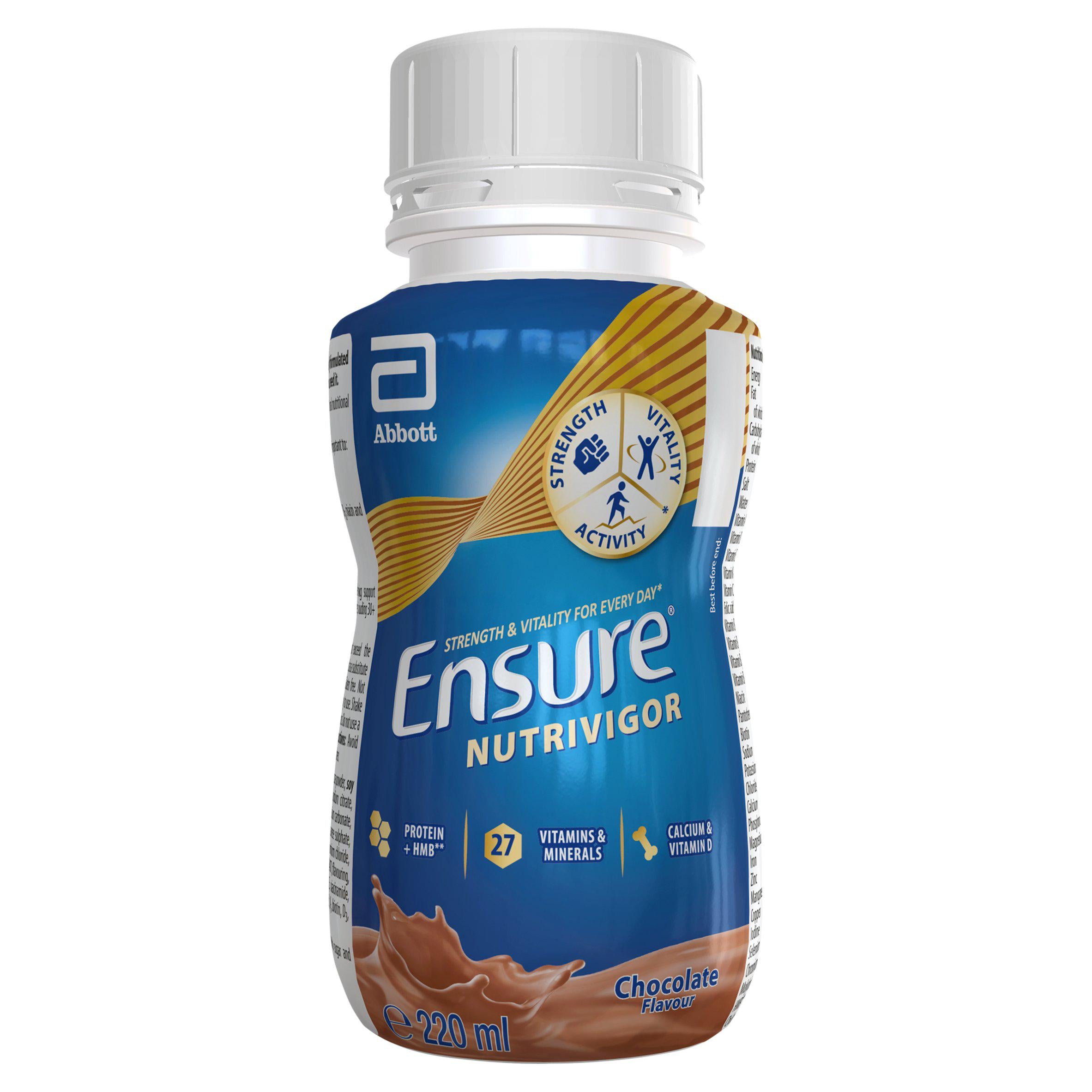 Ensure Nutrivigor chocolate shake 220ml - British product