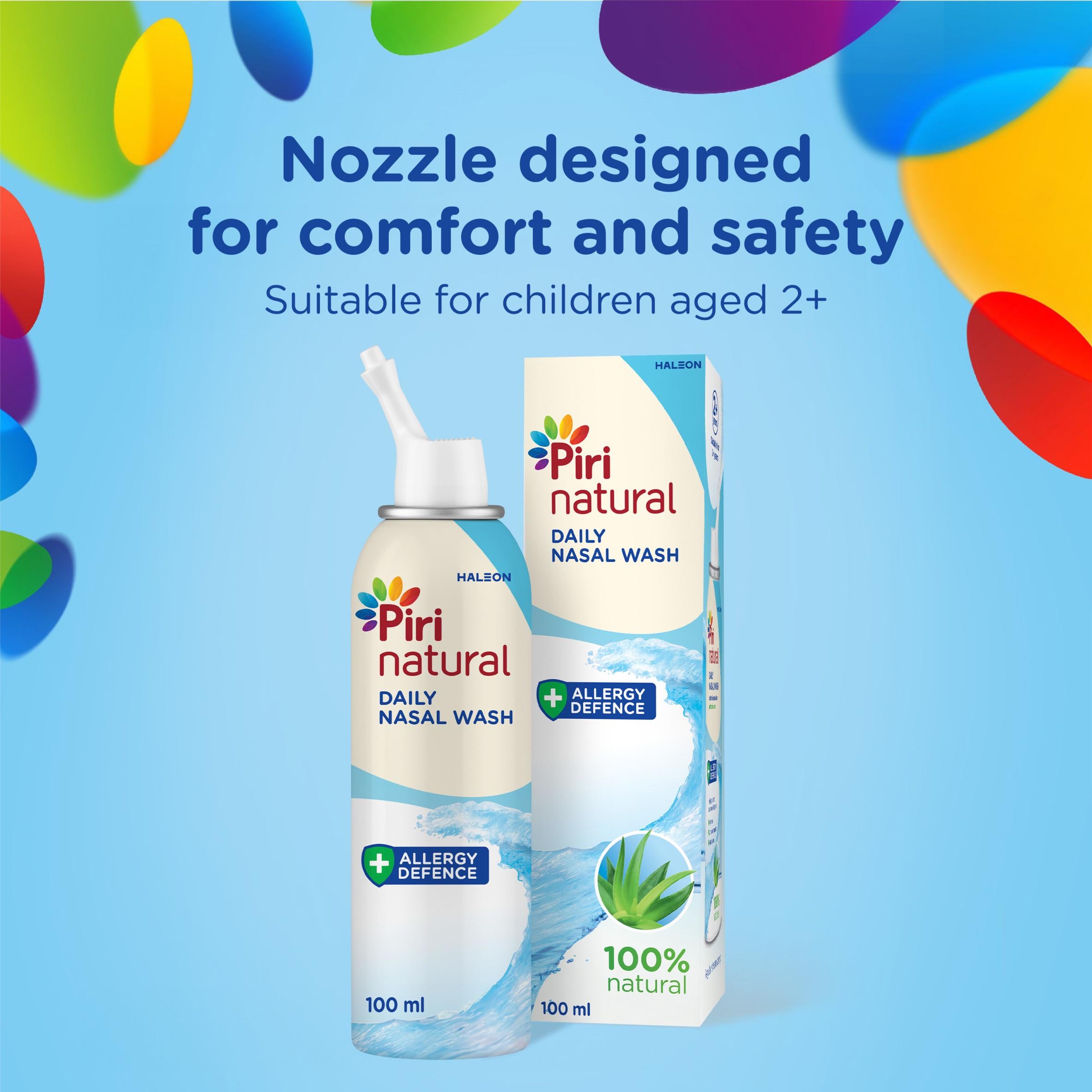 PiriNatural allergy defence nasal spray 100ml - British product