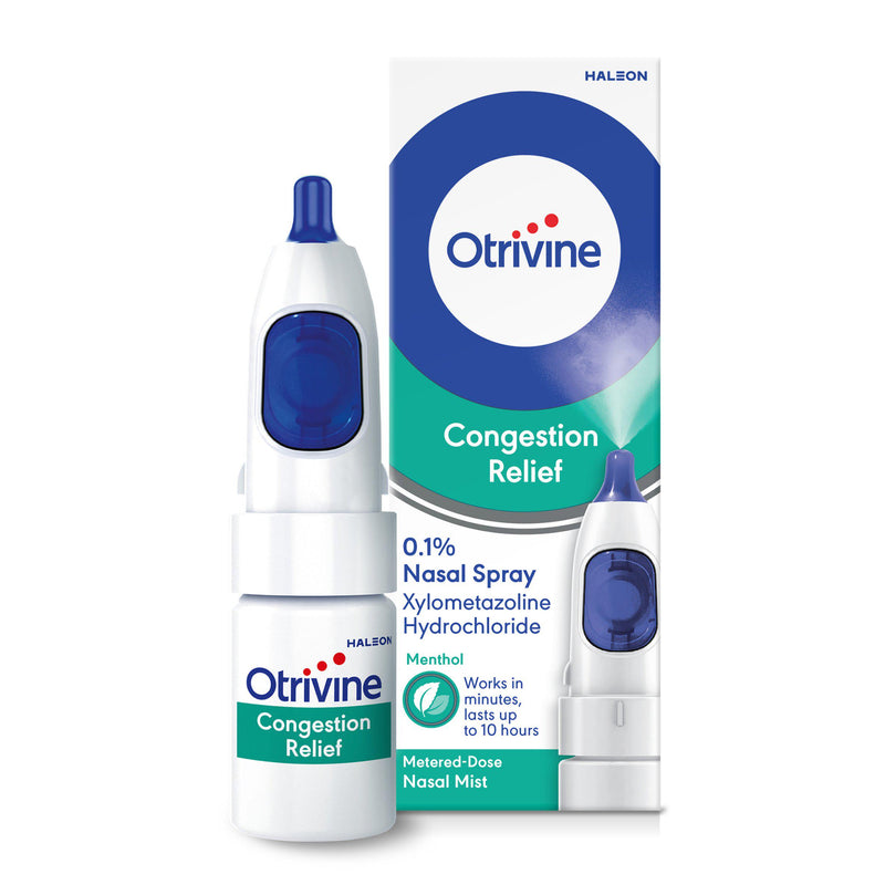 Otrivine Congestion Relief nasal spray 10ml, UK version