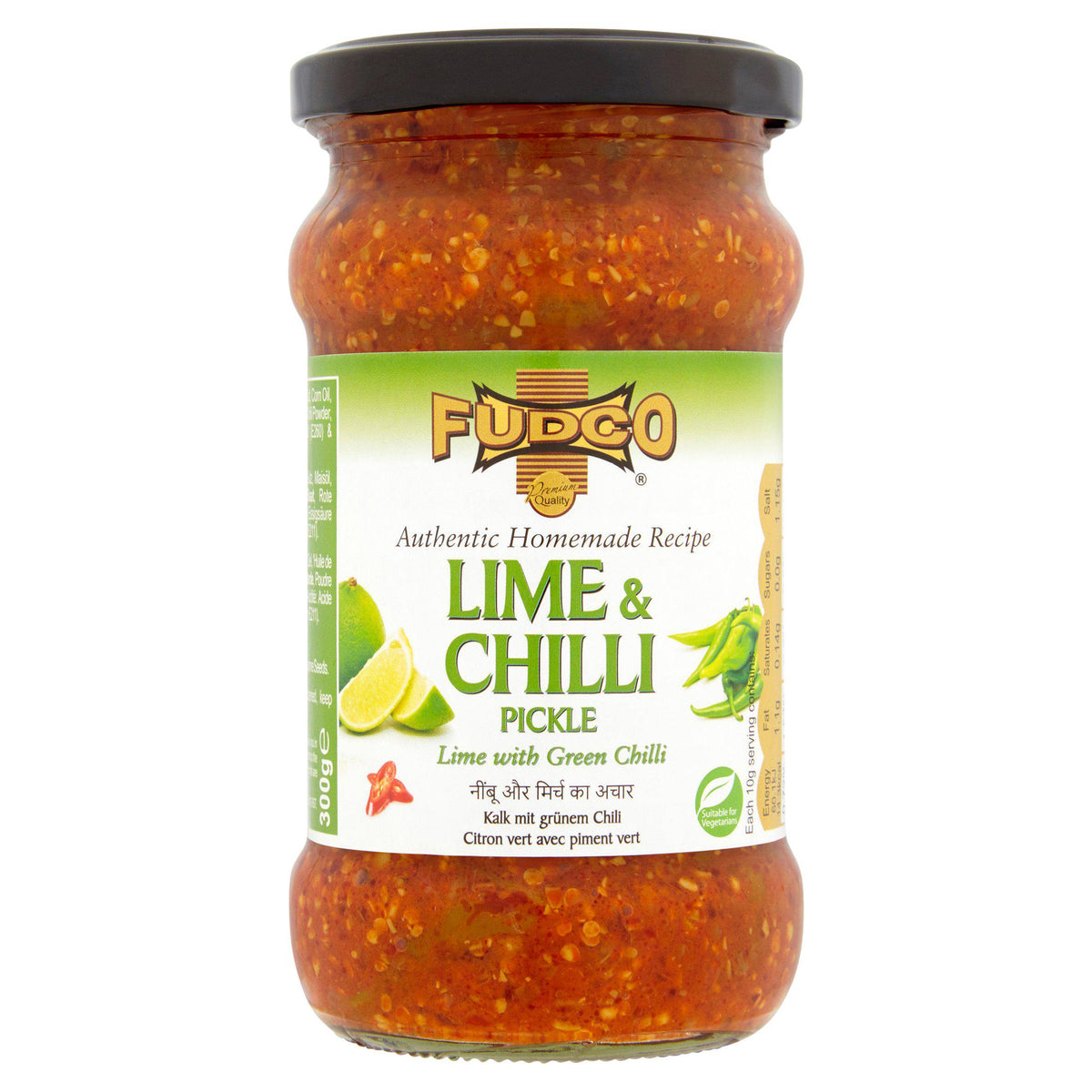 Lime and Green Chili Pickle 300g