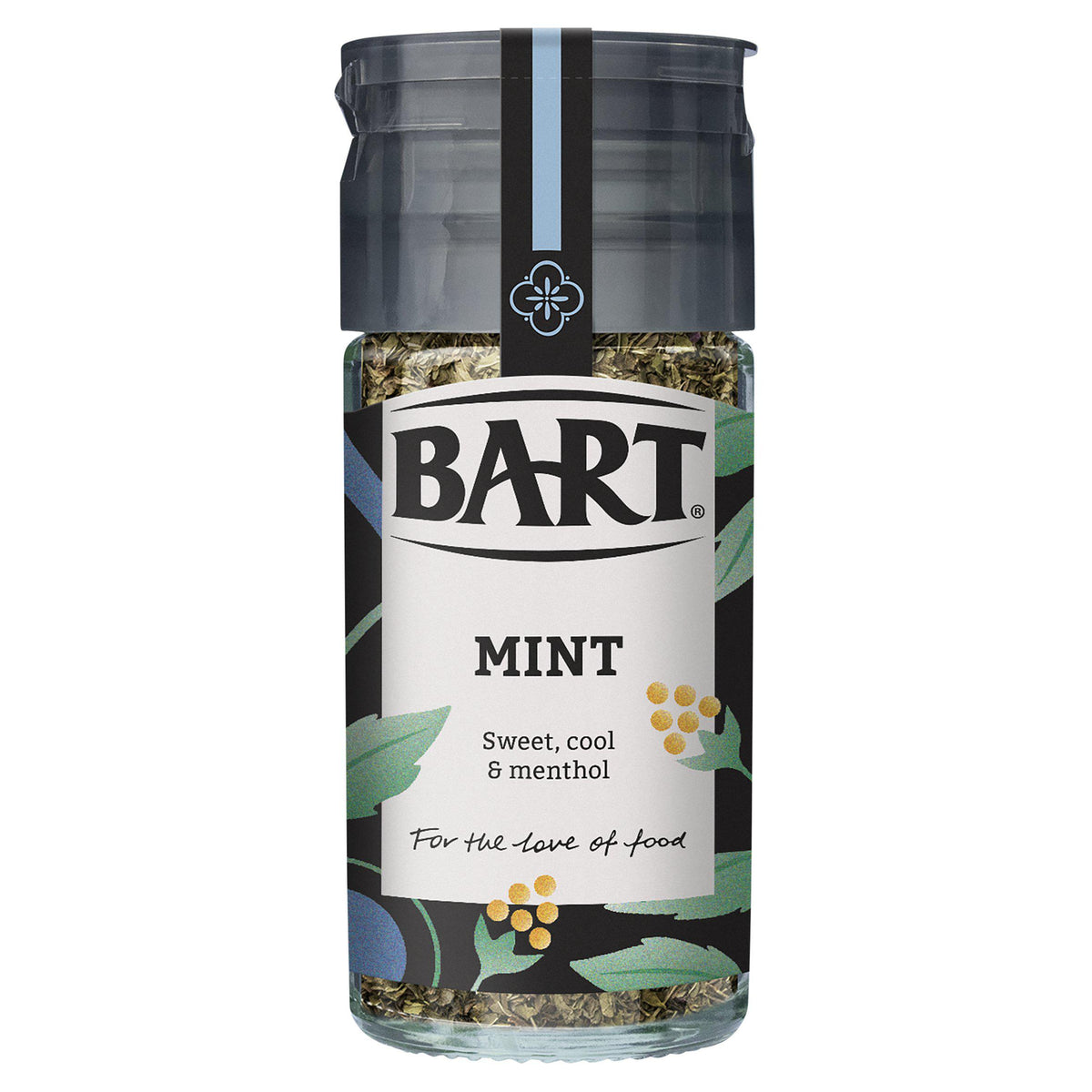 Bart dried mint 15g jar, imported from the UK