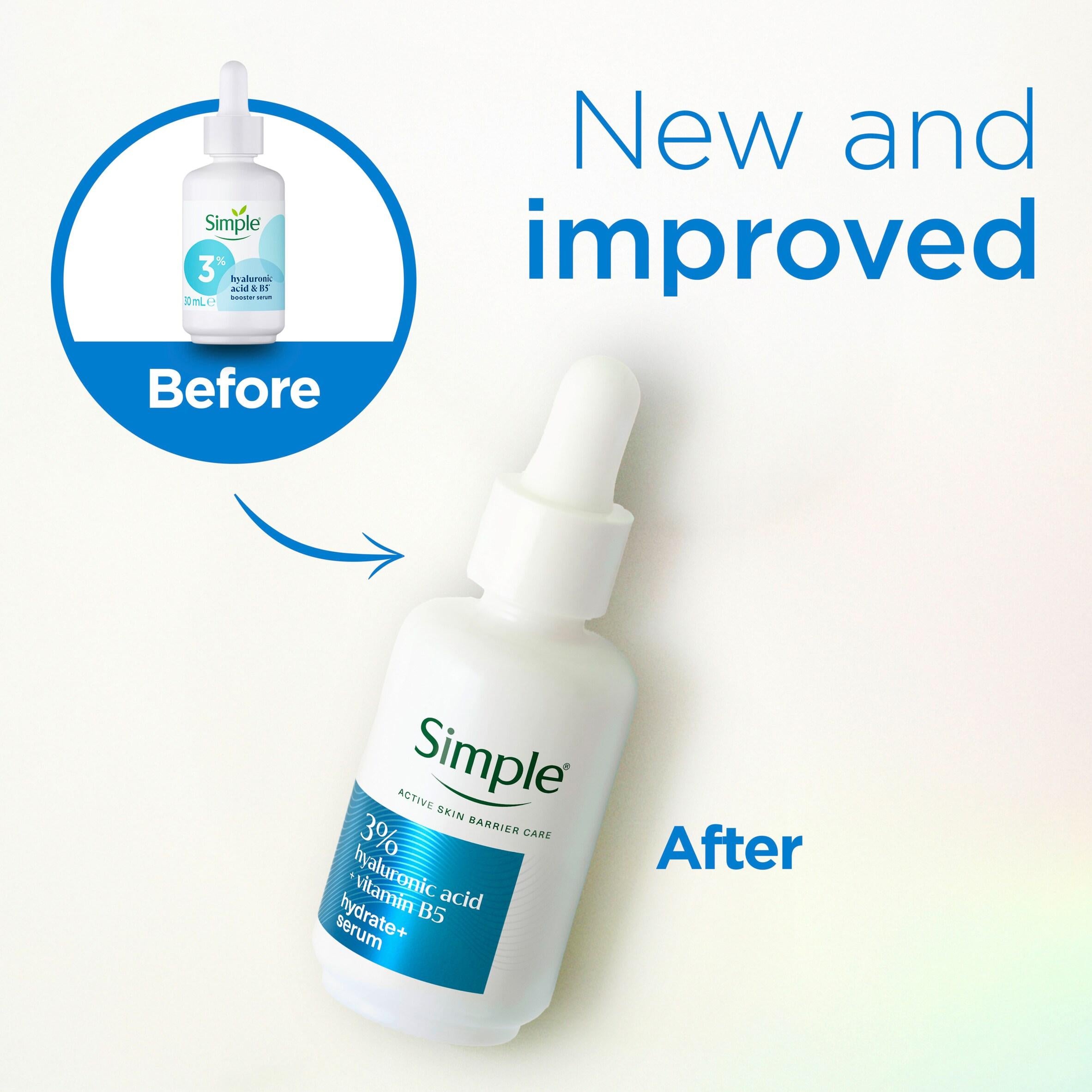 Simple Hydrate+ serum 30ml, imported from the UK