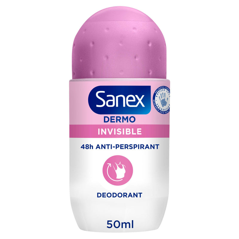Sanex Derma Care Invisible antiperspirant roll-on 50ml, UK version