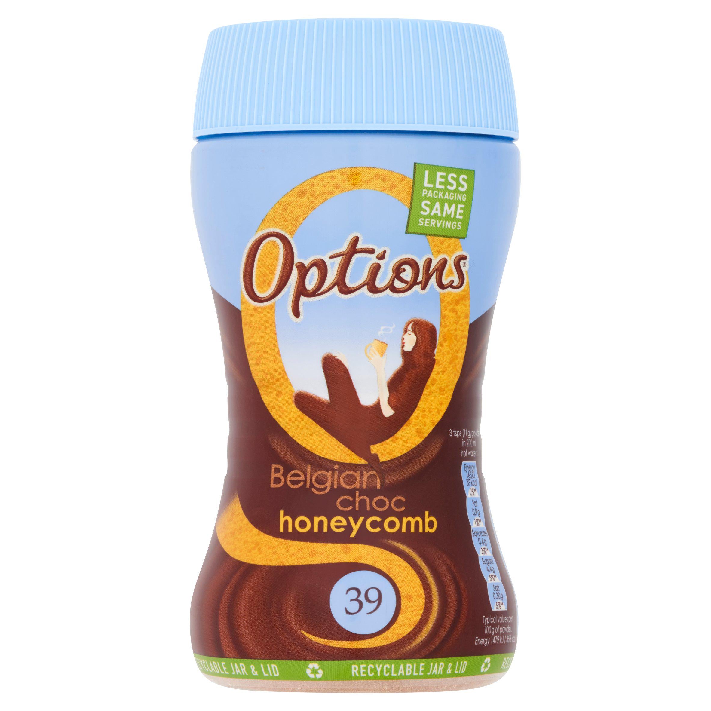 Options Belgian Chocolate Honeycomb Hot Chocolate 220g GOODS Sainsburys   