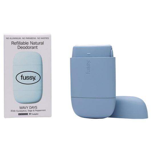Fussy Refillable Natural Deodorant Wavy Days 40g GOODS Sainsburys   