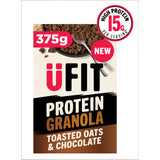 UFIT protein cereal toasted oats chocolate 375g (British brand)