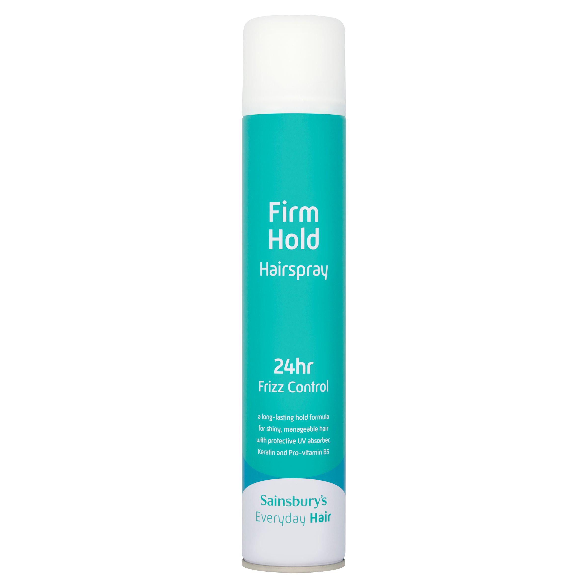 Sainsbury's Firm Hairspray 400ml, UK version