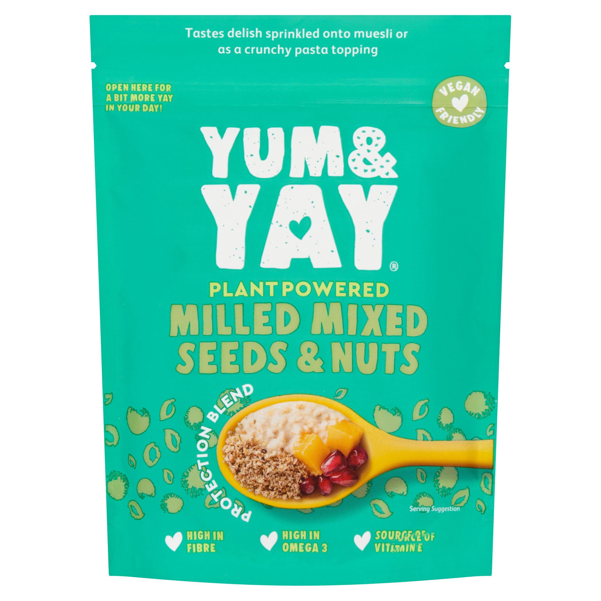 Yum & Yay Nutty Milled Mixed Seeds 180g (British brand)