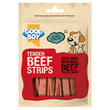 Good Boy dog treats tender beef strips 80g, UK version