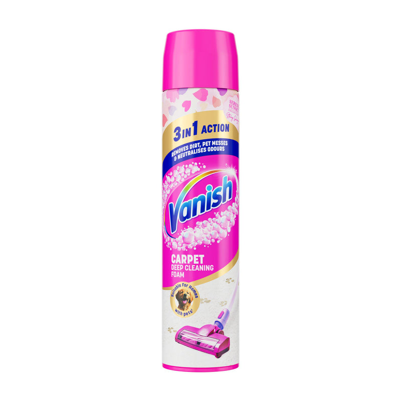 Vanish Oxi Action carpet cleaner foam 600ml (British brand)
