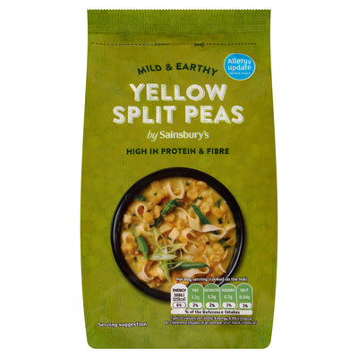 Sainsburys Sainsbury's Dried Yellow Split Peas Pulses 500g- Buy online at McGrocer
