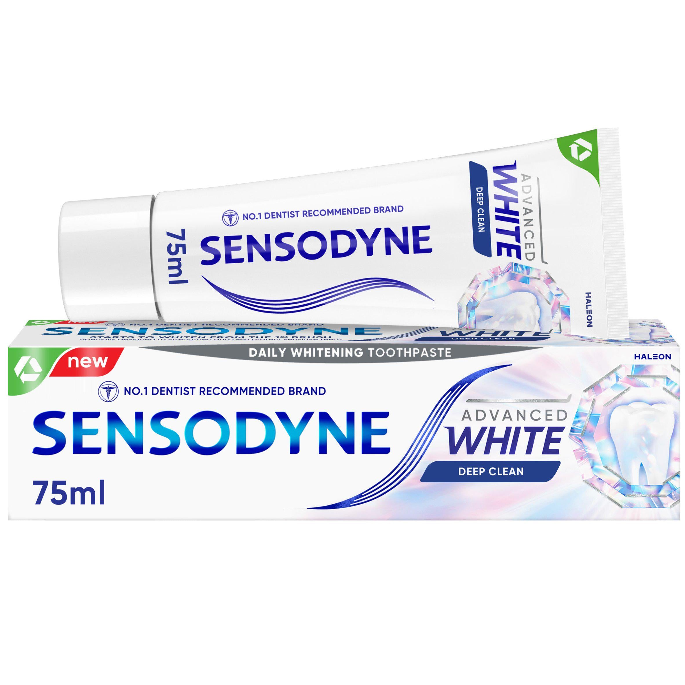 Sensodyne Advanced White toothpaste 75ml - British product