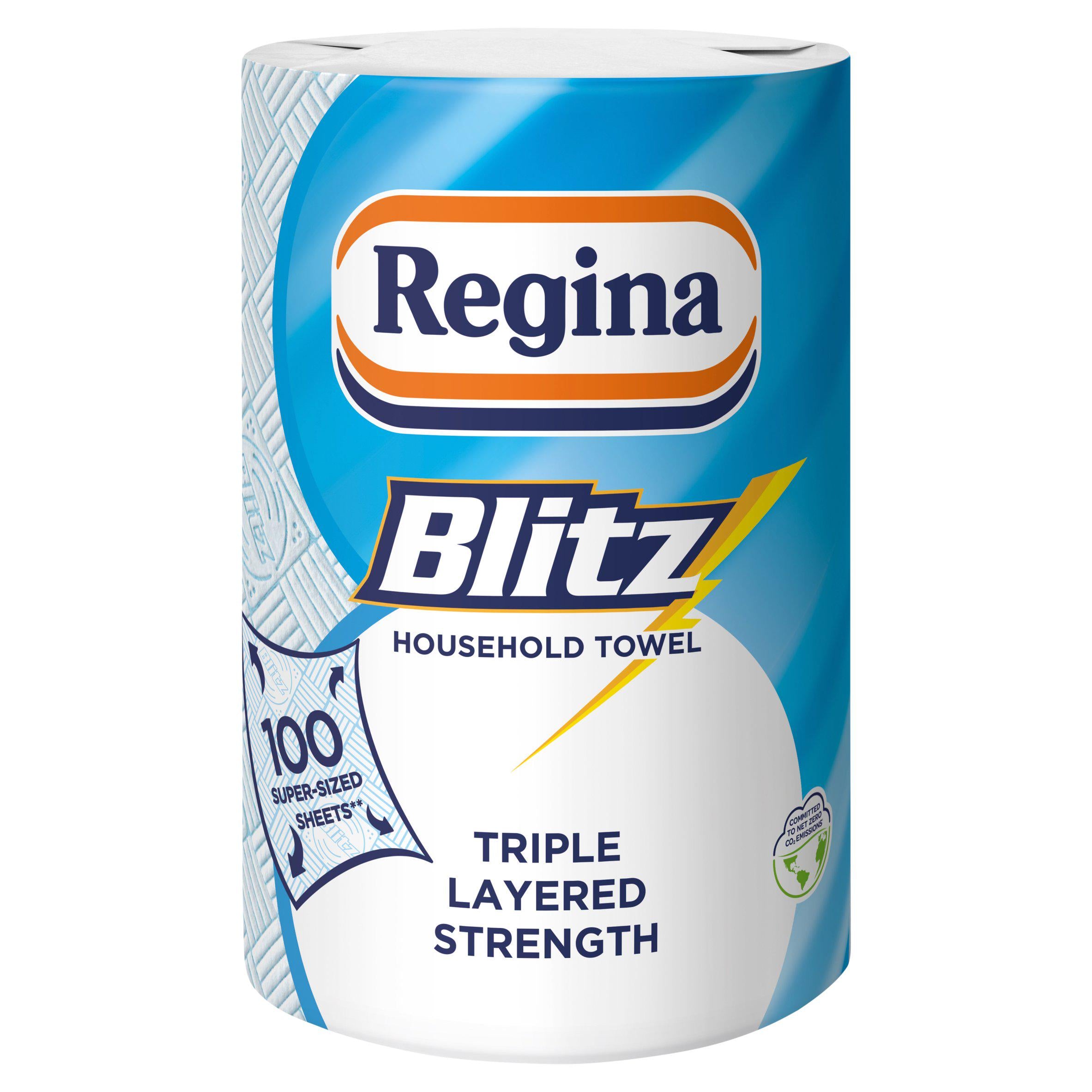 Regina Blitz Household Towel Triple Layered 100 Sheets , imported from the UK