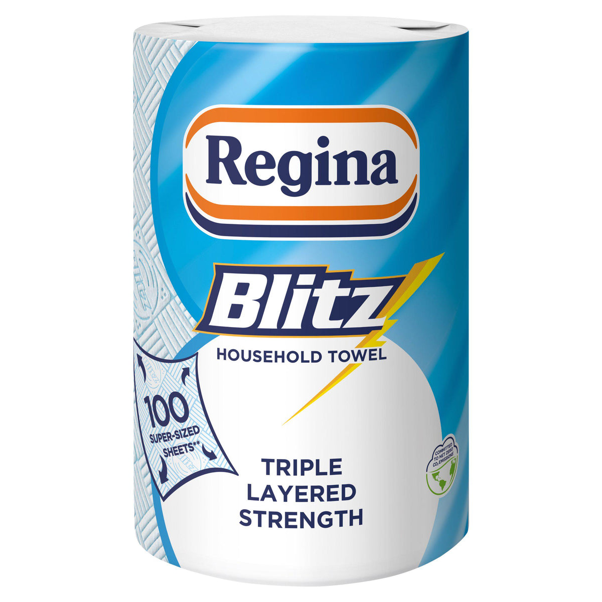 Regina Blitz Household Towel Triple Layered 100 Sheets , imported from the UK