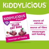 Kiddylicious Mixed Berry & Beetroot Oat Bars 5 x 21g, UK version