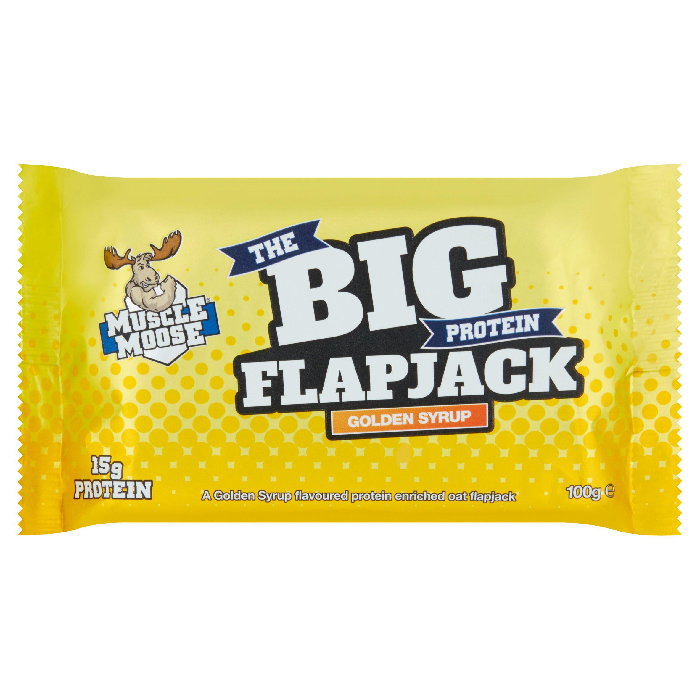 Muscle Moose flapjack golden syrup 100g - British product