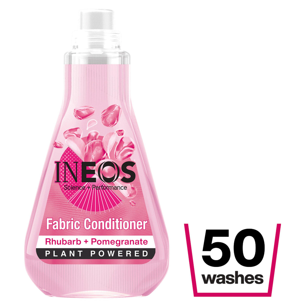 Ineos fabric conditioner Rhubarb Pomegranate 50 Washes UK version