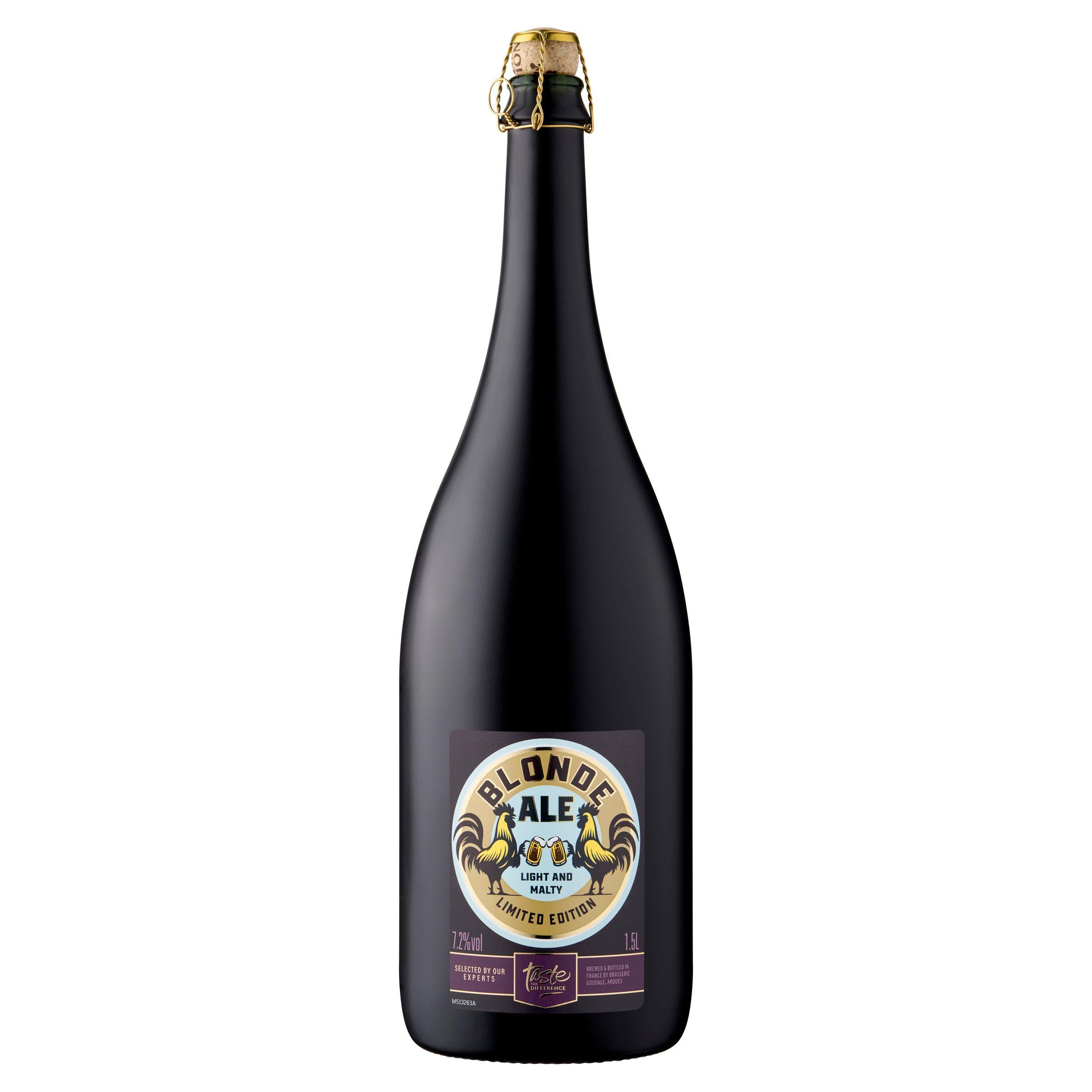 Sainsbury's Taste the Difference Blonde Ale 1.5L bottle (British brand)