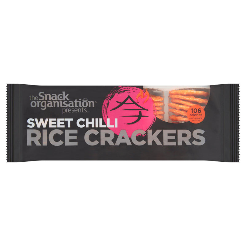 The Snack Organisation sweet chilli rice crackers 100g, UK version