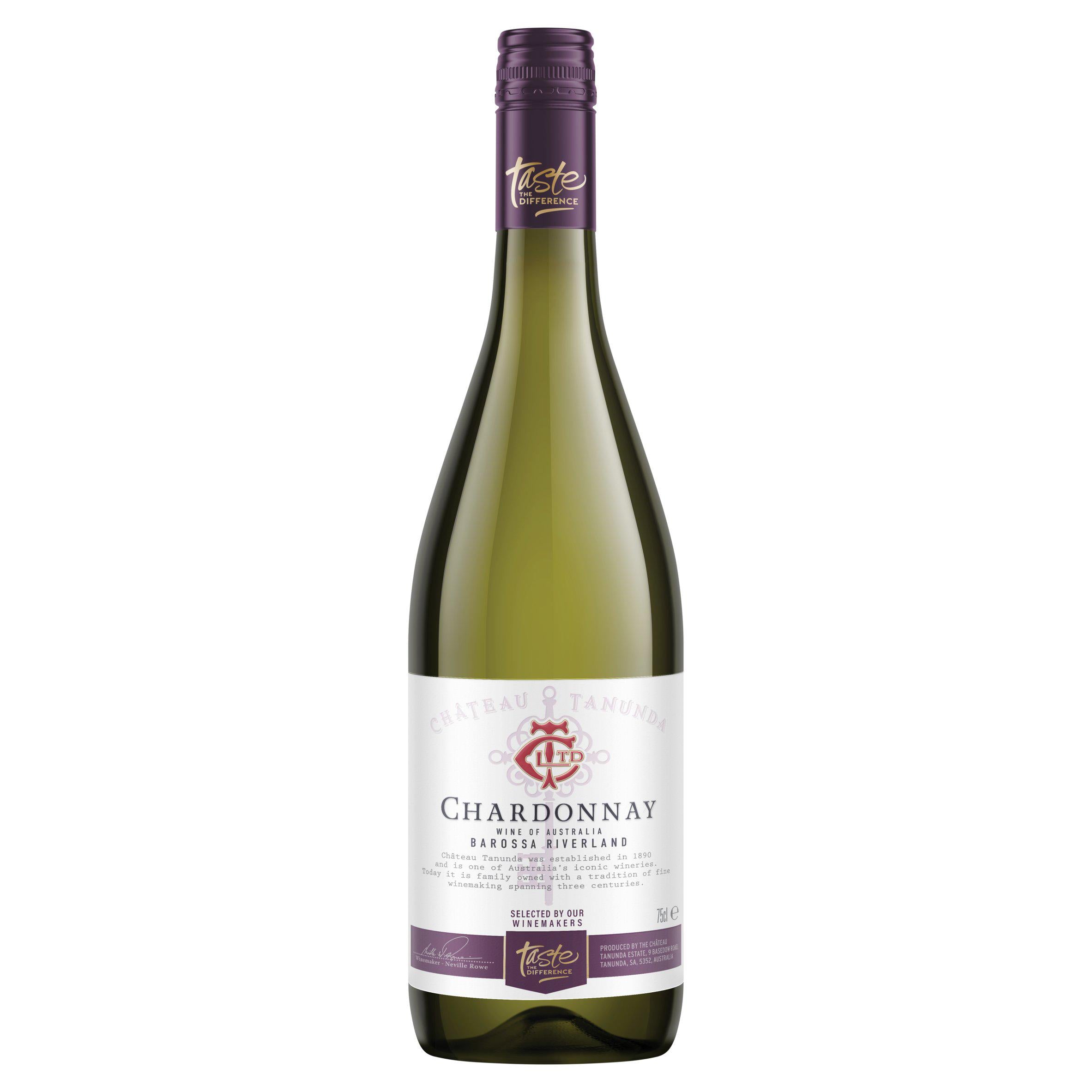 Sainsbury's Taste the Difference Australian Barossa Chardonnay white wine 75cl (British brand)