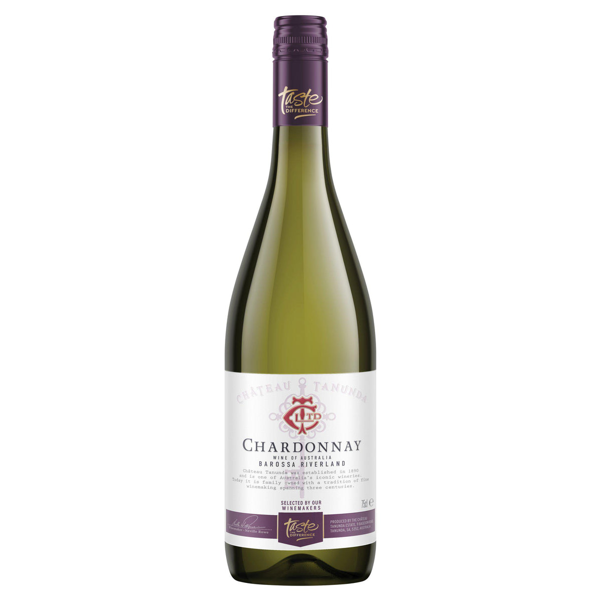 Sainsbury's Taste the Difference Australian Barossa Chardonnay white wine 75cl (British brand)