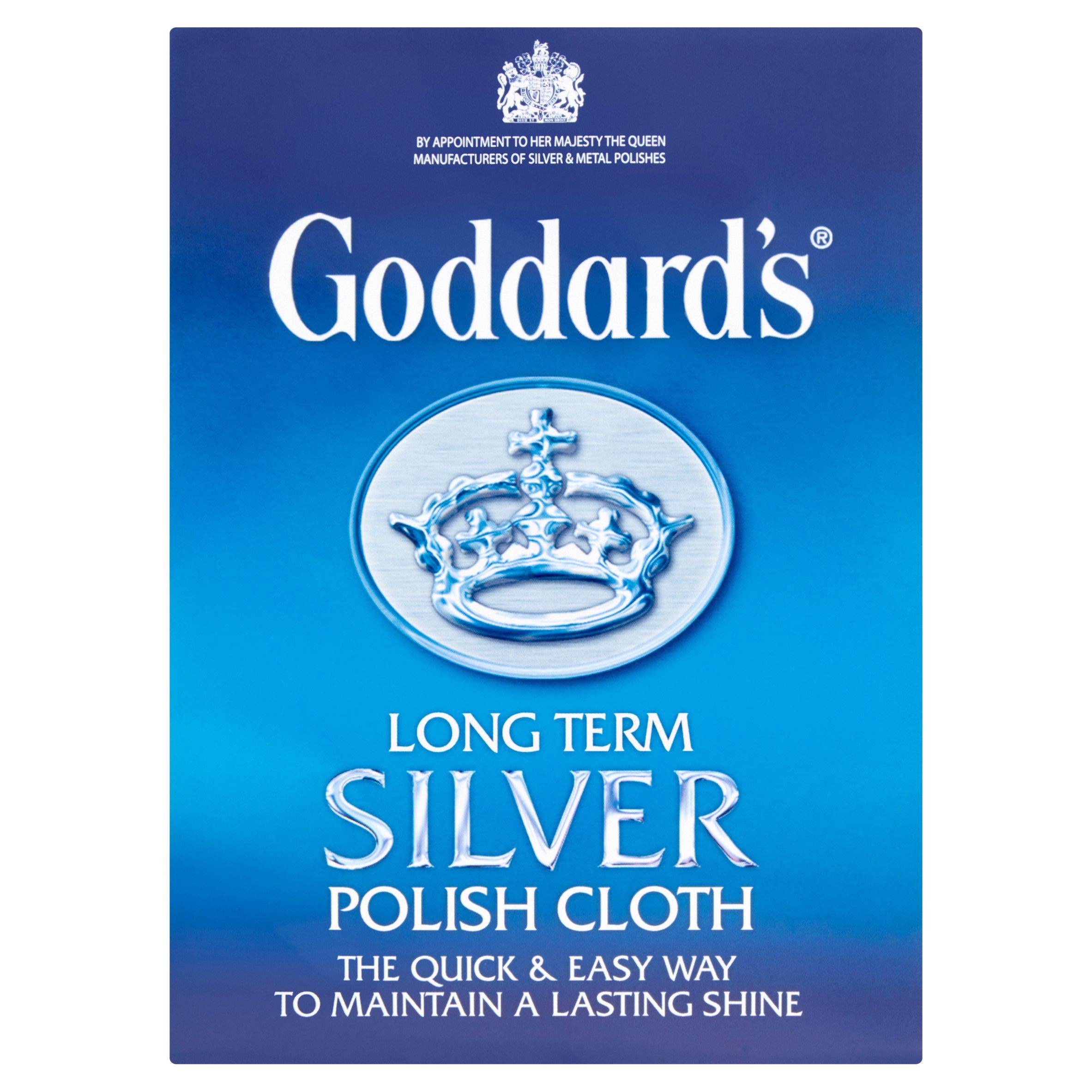 Goddard's Long Term Silver Polish Cloth, imported from the UK