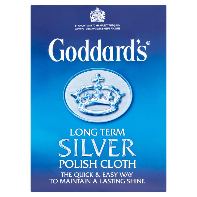 Goddard's Long Term Silver Polish Cloth, imported from the UK