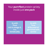Whiskas wet cat food pouches fish in jelly 6x50g, UK version