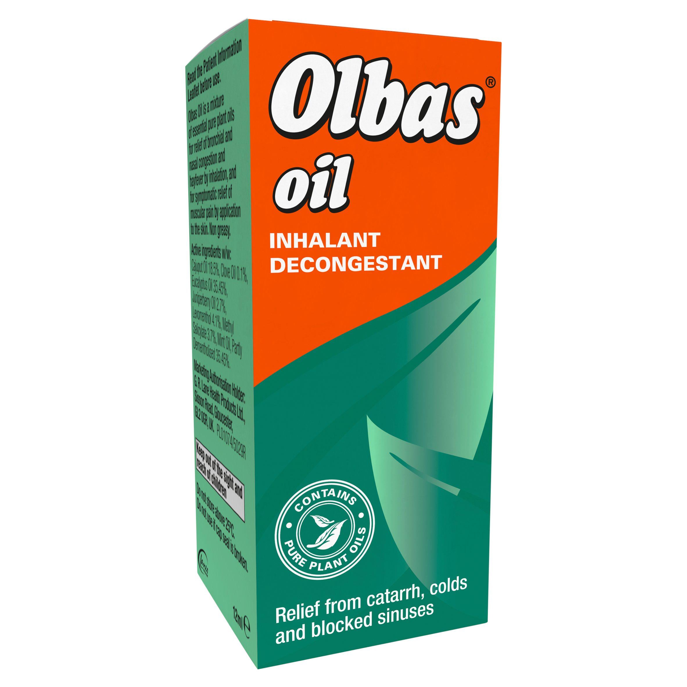 Olbas Oil inhalant 12ml - British product
