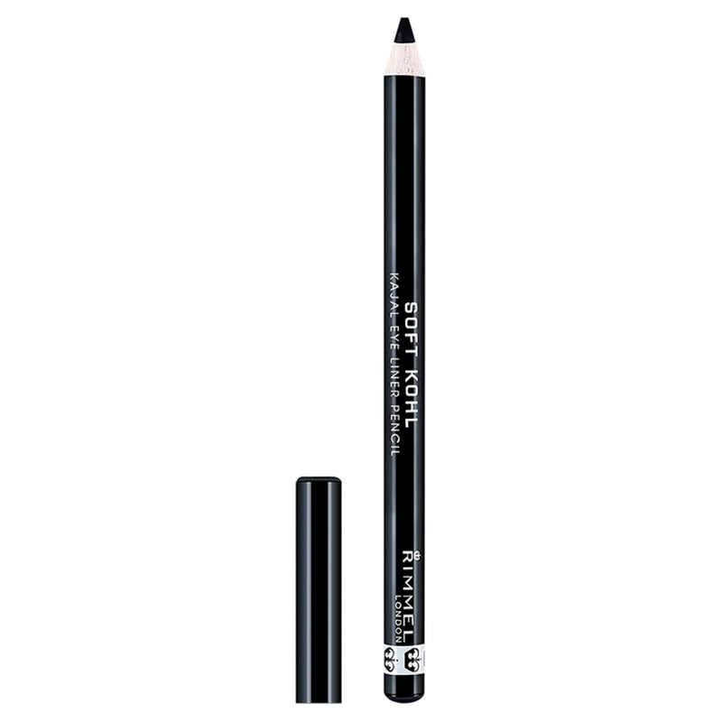 Rimmel Soft Kohl pencil eyeliner Jet Black (British brand)