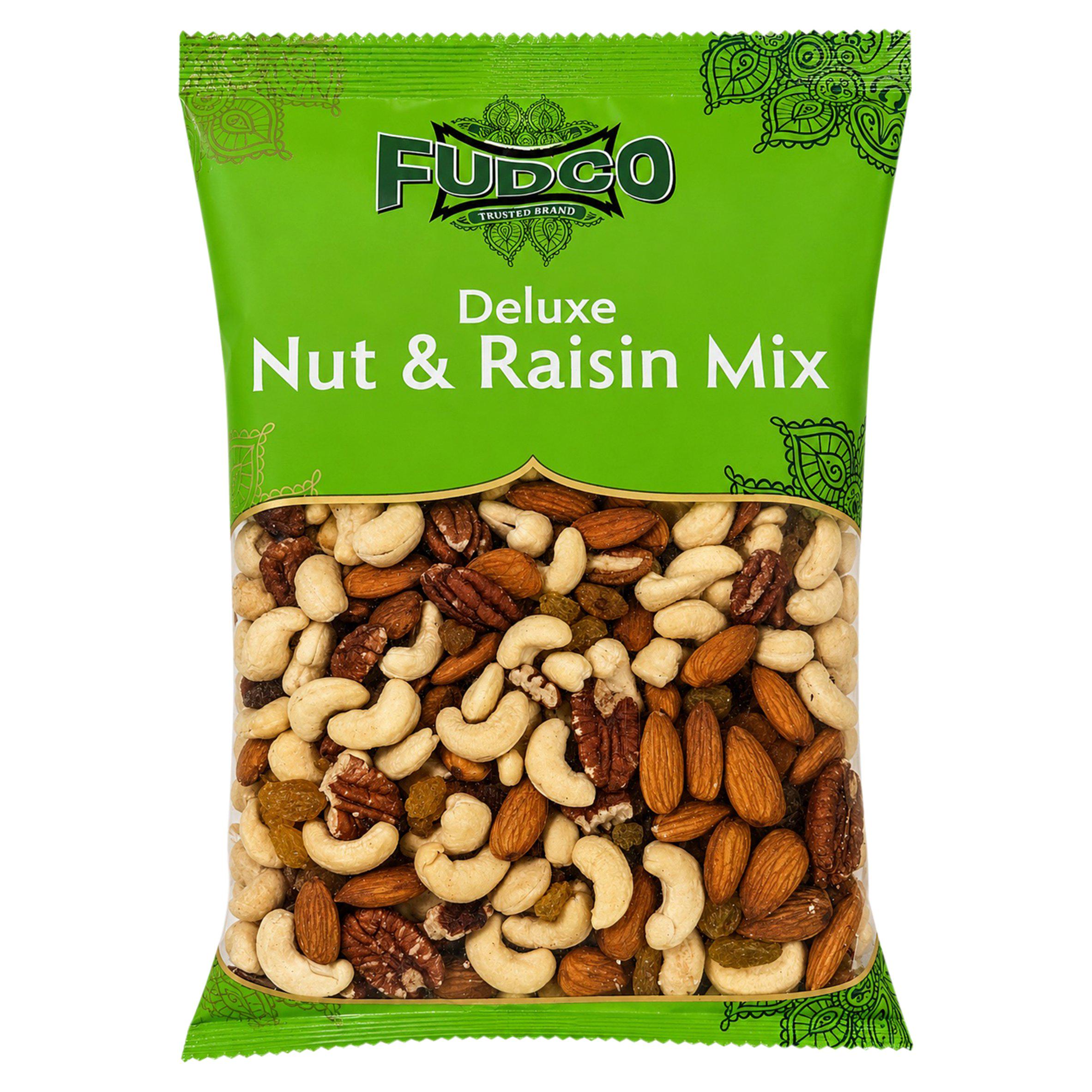 Fudco deluxe nuts and raisins mix 500g (British brand)