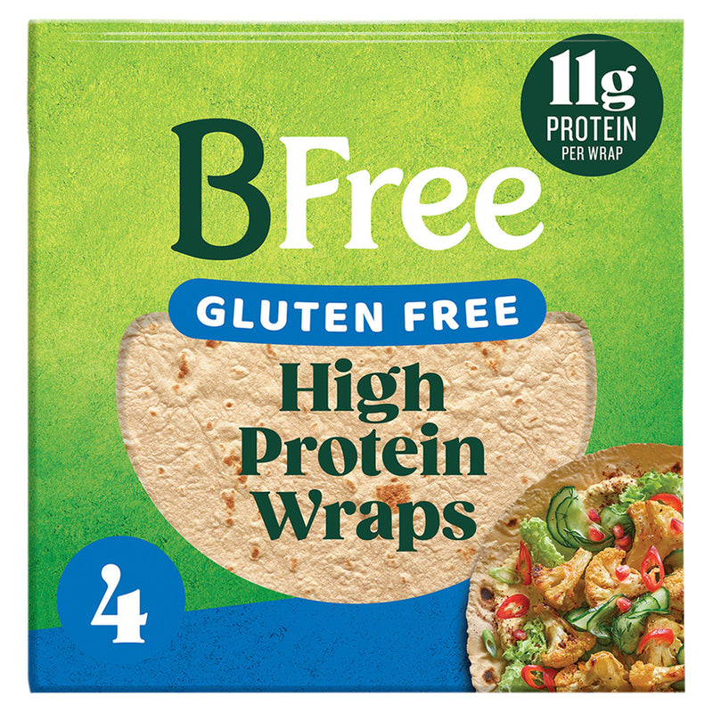 BFree high protein wraps 4x42g (British brand)